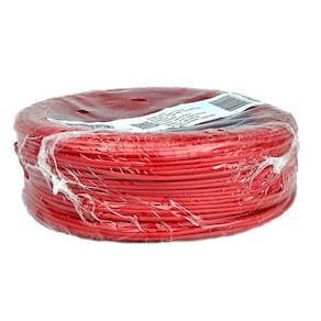 Cabo flexível 1mm 1.00mm vermelho 100 metros technoise