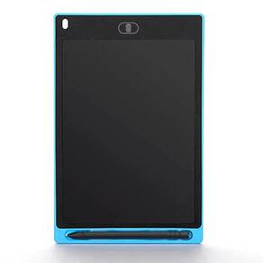 Lousa magica infantil digital 8,5 lcd tablet desenho azul