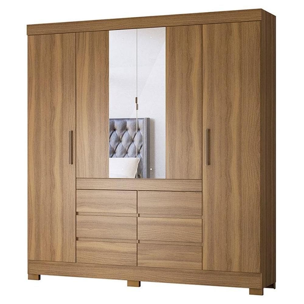 Guarda Roupa Casal Cádis Amêndola Touch – Demóbile