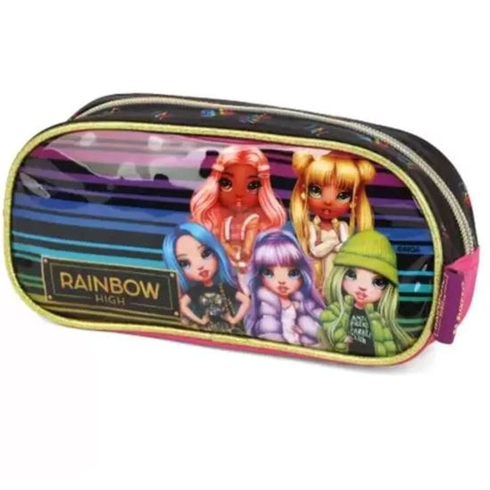 Estojo Escolar Rainbow High
