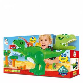 Baby land dino jurássico 30 blocos - cardoso