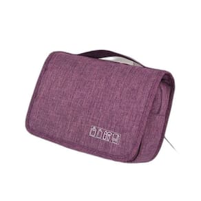 Necessaire de viagem pvc 8x17,5x21,5cm - roxa
