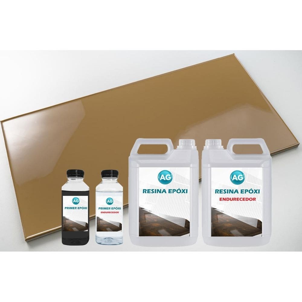 Kit bancada de cor sólida por m - primer e resina epóxi ag
