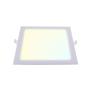 Painel led smart wi-fi quadrado embutir 24w 2700k+65000k