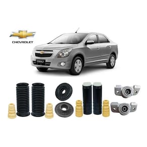 4 kit do amortecedor coxim batente coifa dianteiro traseiro