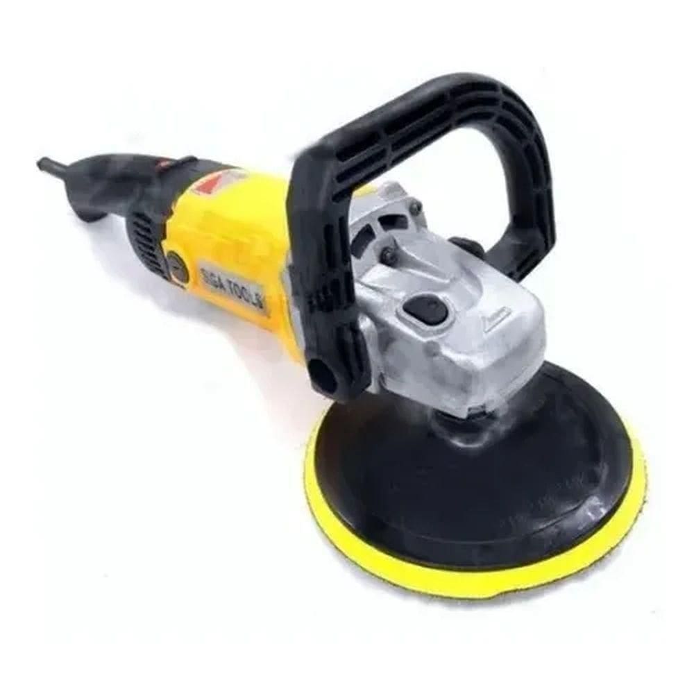 Esmerilhadeira 110v lixadeira politriz 125mm 1200w azul