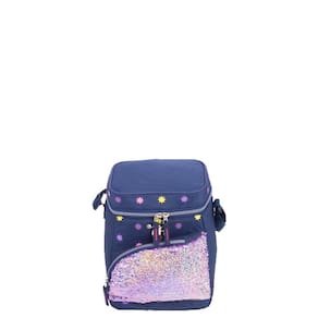 Bolsa térmica lancheira brilho lantejoulas capricho