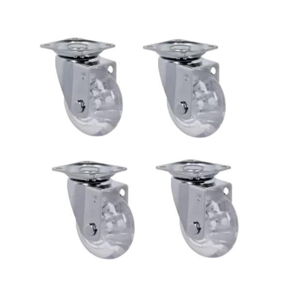 Rodizio para carrinhos e móveis roda gel kit glap 210 gel