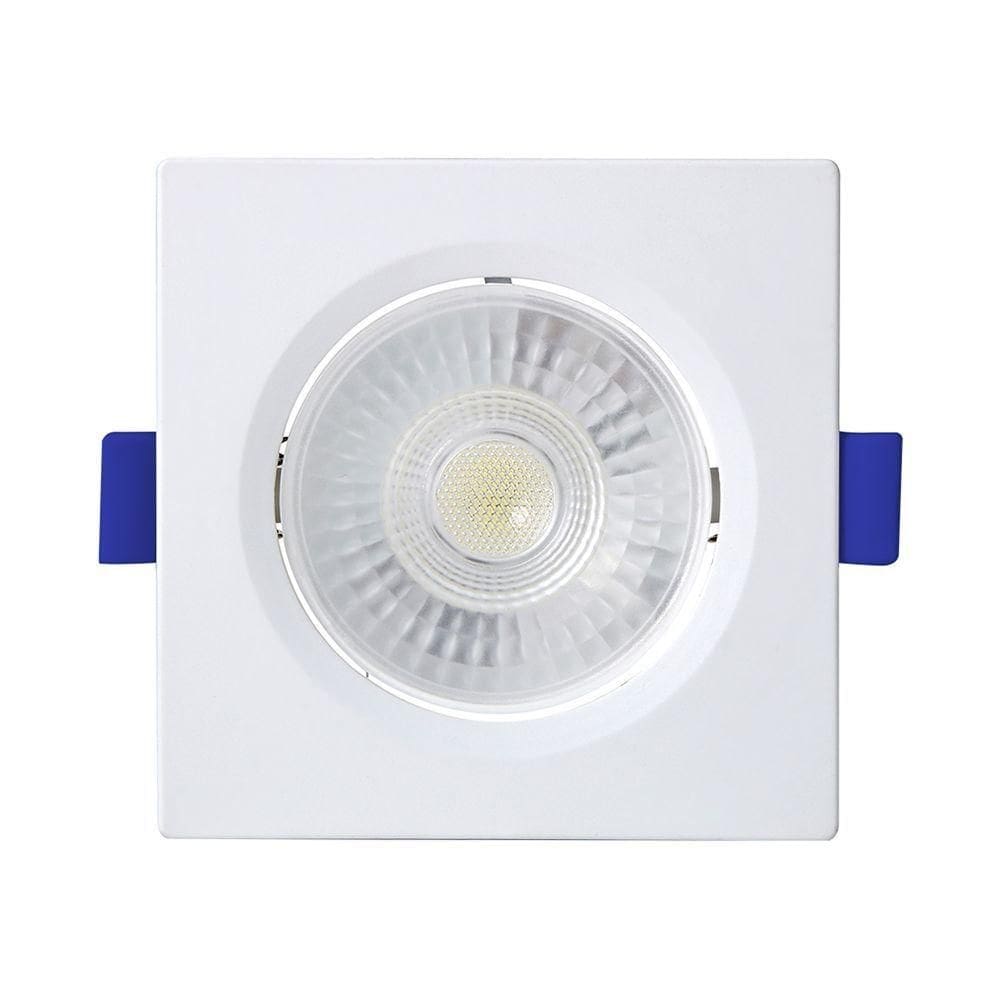 Spot De Led Embutir Slim Par20 Quadrado 8w Bivolt Blumenau 6500k Luz Fria