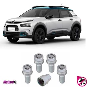 Kit parafuso trava antifurto roda citroen c4 cactus