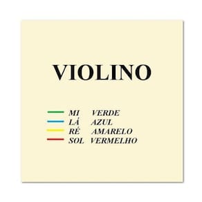 Corda violino 1/4 ré - tradicionais mauro calixto