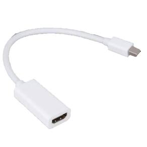Adaptador conversor mini displayport x hdmi cabo lt-114