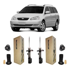 Amortecedor monroe dianteiro toyota fielder 2004 05 06 kit
