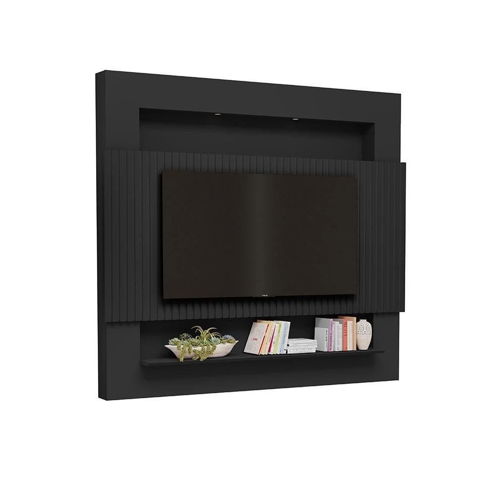 Painel Frisado Suspenso Molbourne Preto