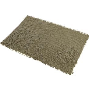 Kit 2 tapetes bolinhas macio 38x58cm banheiro musgo