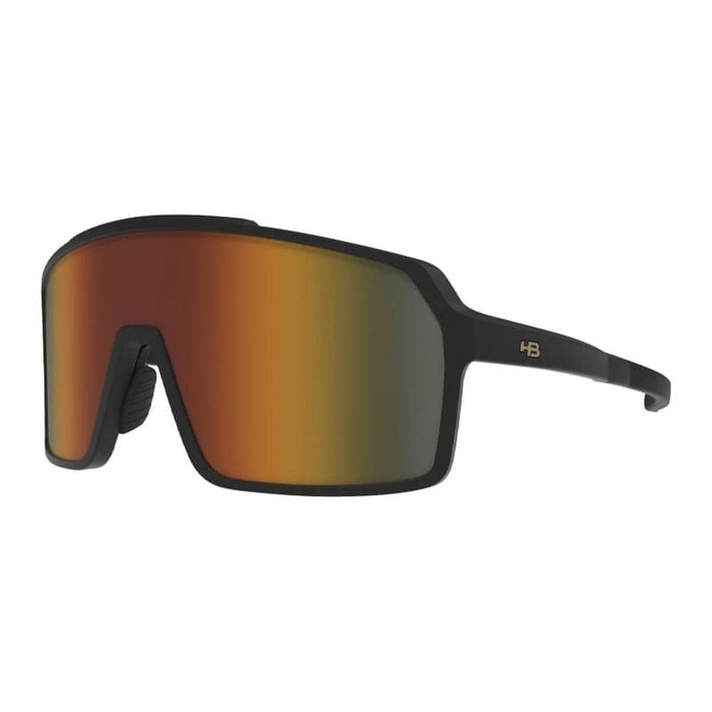 Óculos de sol hb grinder matte black orange chrome -