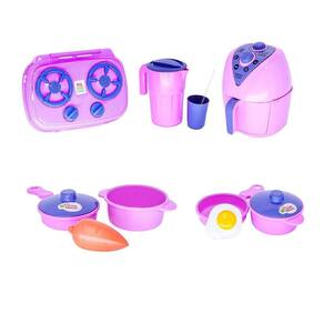 Kit cozinha de brinquedo completa infantil menina panelinhas