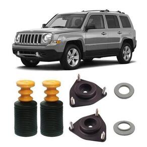 Kit 2 coxim batente dianteiro jeep patriot 2011 2012 2013 14