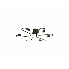 Plafon Star Preto 6X E27