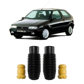 2 kit parcial guarda pó dianteiro citroen zx 1996 1997 1998