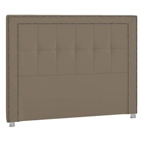 Cabeceira Solteiro Catania P04 90 Cm Suede Marrom Claro