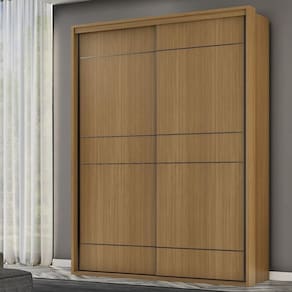 Guarda-roupa Qualita 2 Pta Freijo 1700x2300x560 Freijó