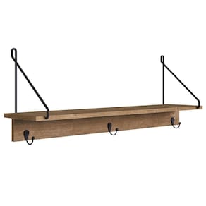 Prateleira Decorativa Tube Vermont/Preto Artesano