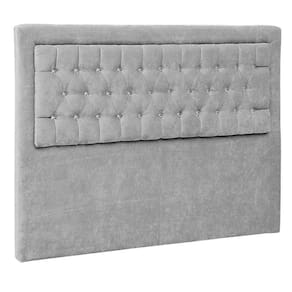 Cabeceira Queen Iasi P04 160 Cm Suede Cinza Tca 940