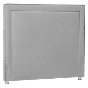 Cabeceira Queen Moscou P04 160 Cm Suede Cinza Tca 940