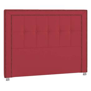 Cabeceira Queen Catania P04 160 Cm Suede Vermelho