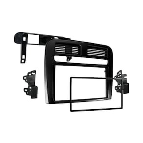 Moldura painel 2din mp5 dvd multimídia punto 2008/12 black