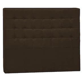 Cabeceira Casal Pequim P04 140 Cm Suede Marrom Tca 942