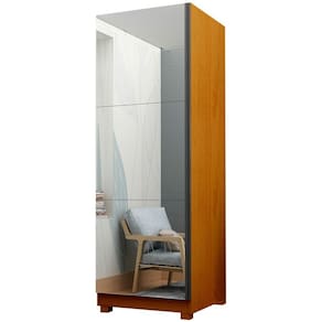 Sapateira Gelius Esmeralda Gold 1 porta com espelho – Naturale