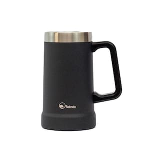 Caneca térmica preta puro inox ,parede dupla, verde, 709 ml