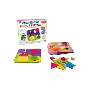 Jogo Educativo Quantidades Cores e Formas Infantil Zastras
