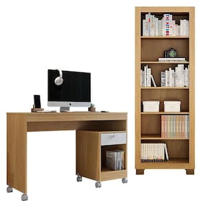 Mesa para Computador Giga e Multiuso Flex Cinamomo Off White - Valdemóveis