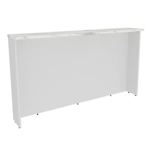 Bancada Ilha Cozinha 200cm Flórida Branco Ártico / Calacatta