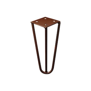 Pé De Metal 15 Cm Mesas De Centro Puffs Bronze