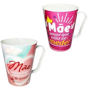 Caneca de plastico mae  430ml