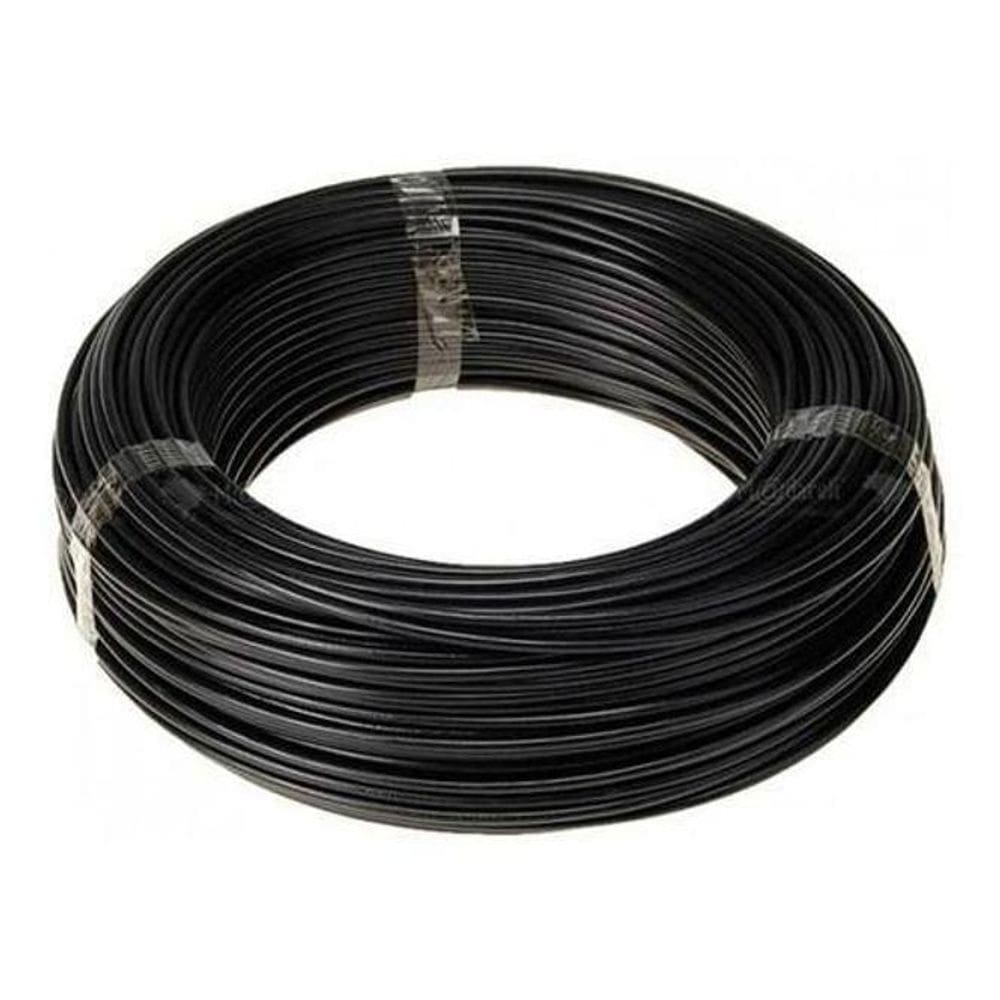 Fio cabo flexível 1,5mm preto - 100 metros
