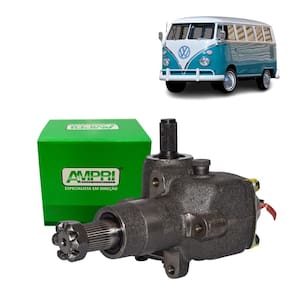 Cx Direcao Mecanica Nova Vw Kombi Clipper Mexico (Todas)/Kombi German 1967 A 1979 - Com Caixa Integral Eixo E Pistao