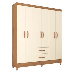Guarda Roupa Fortaleza 6 Portas 2 Gavetas Casal Atualle