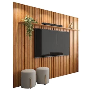 Painel Supremo 230cm para TV até 85 Polegadas Patrimar Cor Cinamomo