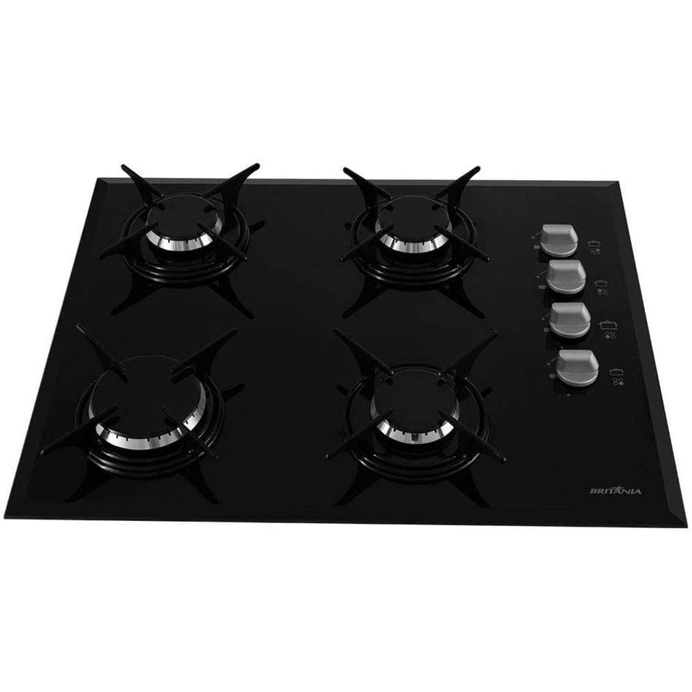 Cooktop 4 Bocas Bivolt Bct4P Preto Britânia
