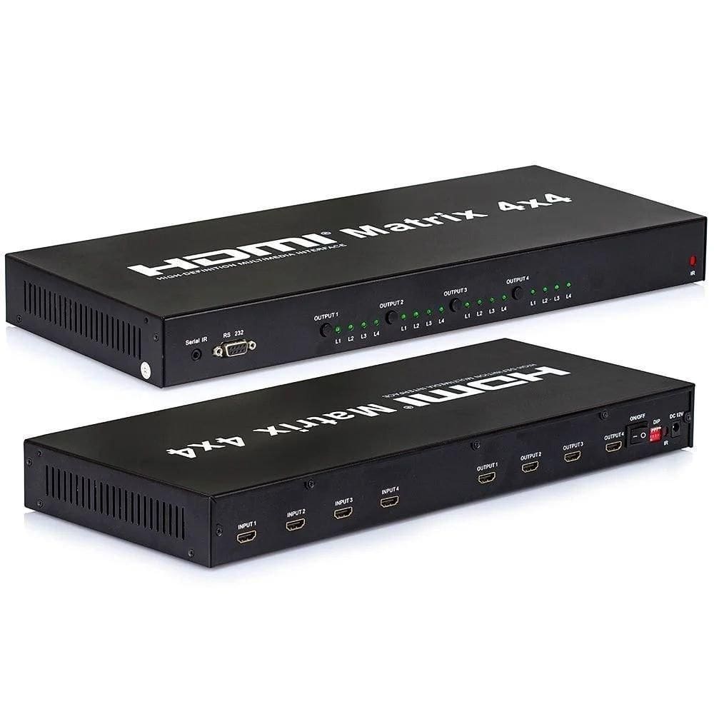 Switch e splitter matrix 2.0 4x4 hdmi 3d full hd 4k