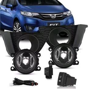 Kit farol milha neblina new fit 2015 16 2017 modelo