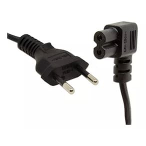Cabo De Força Tipo 8 Bipolar 90 Graus 1,5m Ps4 Rádio Bivolt