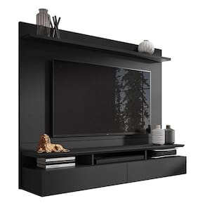 Painel para Tv Home Suspenso Noruega Preto - Móveis Leão