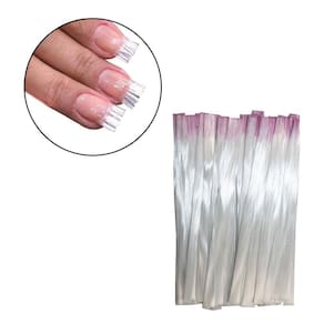 Fibra de vidro fio a fio alongamento de unhas, 50 unidades