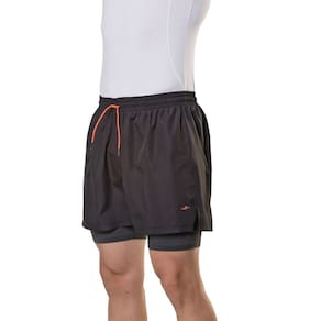 Short Running com Bermuda Interna Longa em Microfibra Leve